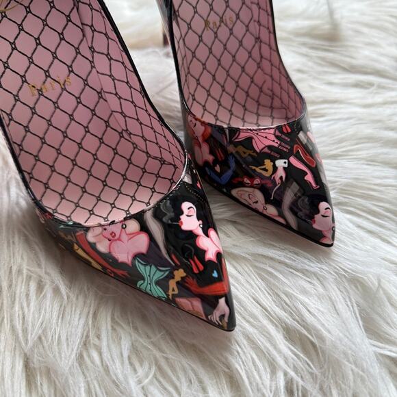 NWT•Christian Louboutin X Dr Bored Limited Edition Hot Chick 100 Pumps Size:36 - Picture 4 of 10